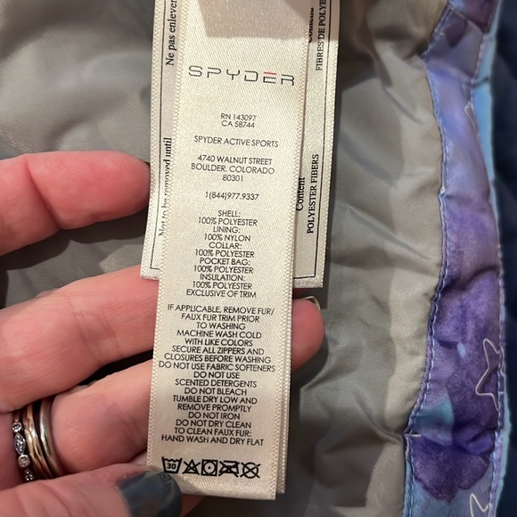 Spyder Ski/snowboard jacket and pant set size 5 - Picture 6 of 12